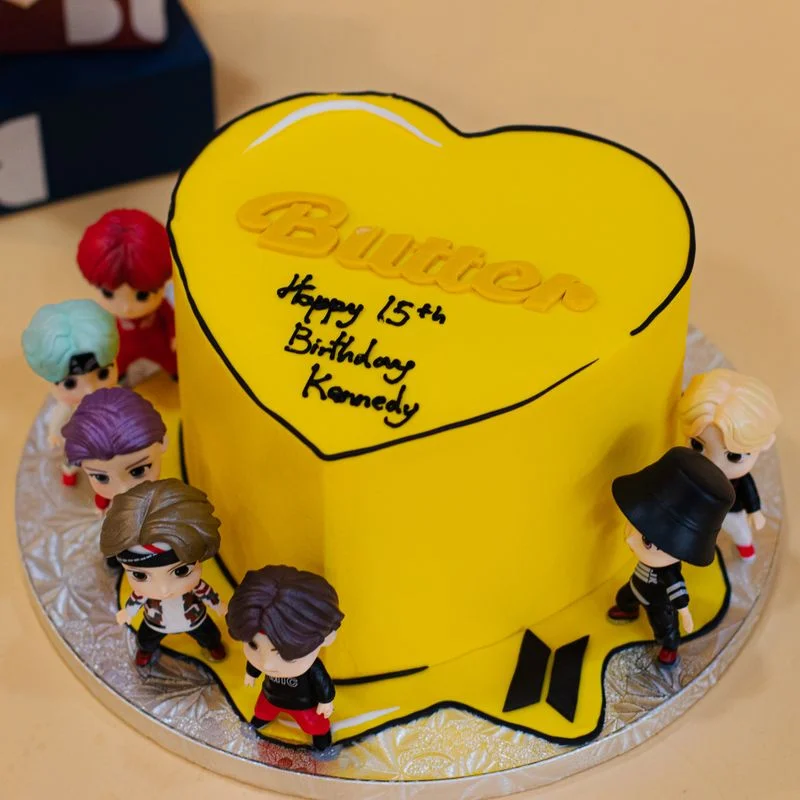 BTS Butter Kpop Cake
